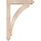 Ekena Millwork Thorton Arts and Crafts Smooth Bracket w/ Offset Brace, Douglas Fir, 5 1/2"W x 26"D x 38"H BKT0604X26X38THR03SDF - alternate 3
